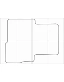 KIA SORENTO 2012-2015 Лекала автоковриков векторные