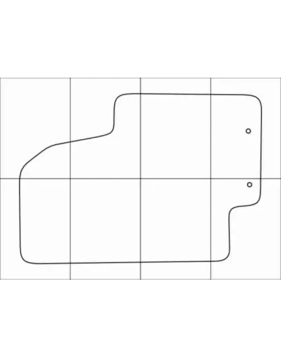 KIA SOUL 2008-- Лекала автоковриков векторные KIA SOUL 2008-- Лекала автоковриков векторные