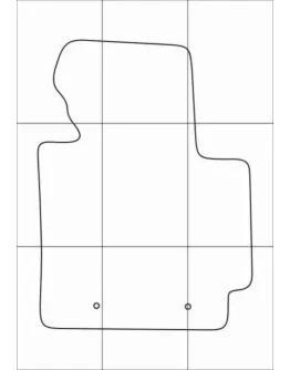 KIA SOUL 2014-- Лекала автоковриков векторные