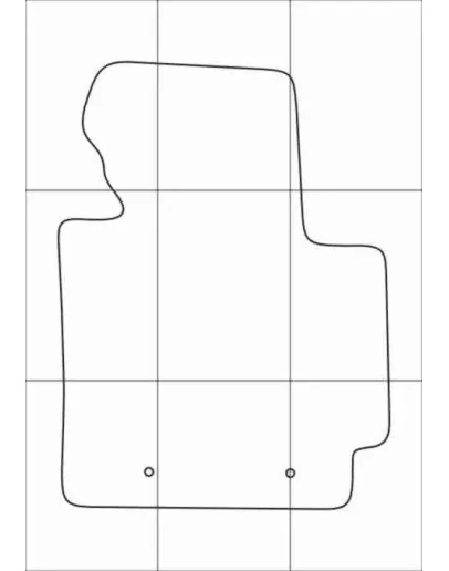 KIA SOUL 2014-- Лекала автоковриков векторные KIA SOUL 2014-- Лекала автоковриков векторные