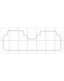 KIA VENGA 2009-16 Лекала автоковриков векторные KIA VENGA 2009-16 Лекала автоковриков векторные