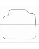 KIA СERATO 2004-2009 Лекала автоковриков векторные