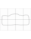 KIA СERATO 2004-2009 Лекала автоковриков векторные