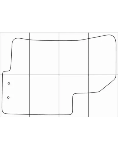 KIA СERATO 2009-2013 Лекала автоковриков векторные