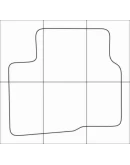 KIA СERATO 2009-2013 Лекала автоковриков векторные