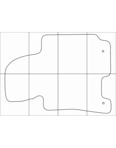 KIA СERATO 2013-16 Лекала автоковриков векторные