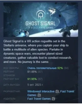 Ghost Signal: A Stellaris Game STEAM GIFT РОССИЯ