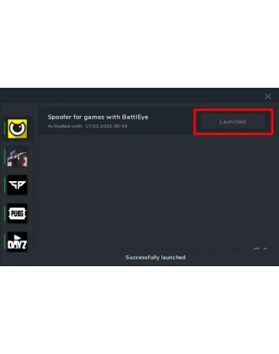 BE Spoofer Crooked Arms 30 days