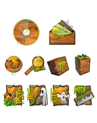 Иконки My Halloween + БОНУС