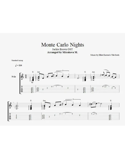 Monte Carlo Nights - Elliot Easton's Tiki Gods