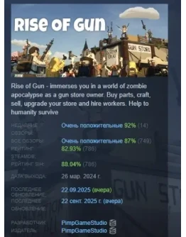 Rise of Gun АВТОДОСТАВКА STEAM GIFT РОССИЯ