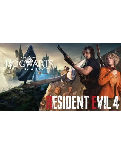 RESIDENT EVIL 4 REMAKE + Hogwarts Legacy Deluxe RESIDENT EVIL 4 REMAKE + Hogwarts Legacy Deluxe