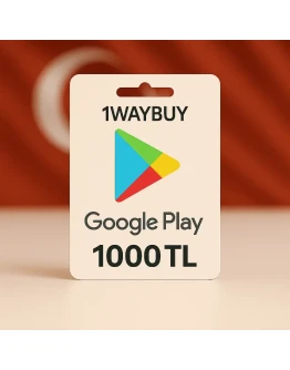 ТУРЦИЯГУГЛ ПЛЕЙ 1000 TLПодарочная карта код оплаты