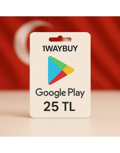 ТУРЦИЯГУГЛ ПЛЕЙ 25 TLПодарочная карта код оплаты ТУРЦИЯГУГЛ ПЛЕЙ 25 TLПодарочная карта код оплаты