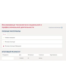 Инклюзивные технологии в социальной и профессиональной