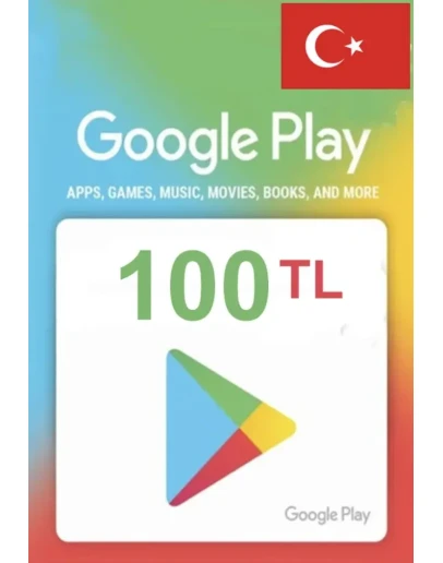 GOOGLE PLAY GIFT CARD 100 TL TRY - ТУРЦИЯ +