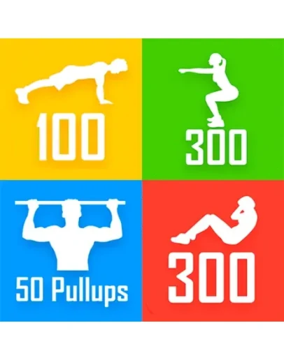 50 Pullups + 100 Pushups + 300 Abs PRO AppStore ios