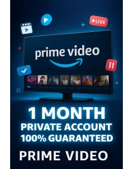 ПРАЙМ ВИДЕО 1Месяц ЧАСТНЫЙ АККАУНТ ПРЕДОСТАВЛЕНО