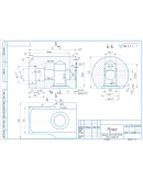 Чертеж штекера для газообразных сред