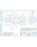 Чертеж штекера для газообразных сред