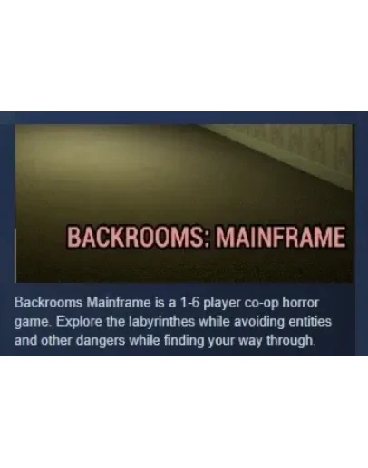 Backrooms Mainframe АВТОДОСТАВКА STEAM GIFT РОССИЯ