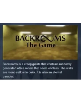 Backrooms: The Game АВТОДОСТАВКА STEAM GIFT РОССИЯ