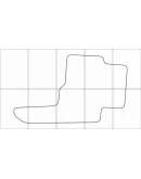 LAND ROVER DISCOVERY 3-4 2006-- Лекала автоковриков