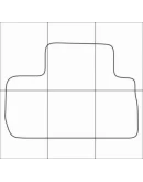 LAND ROVER FREELANDER 2 2006-- Лекала автоковриков