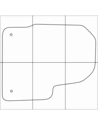 LAND ROVER RANGE ROVER EVOQUE 2011- Лекала автоковриков