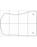 LEXUS GS 300 2WD 2012-- Лекала автоковриков