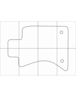 LEXUS GS 300 4WD 2012-- Лекала автоковриков