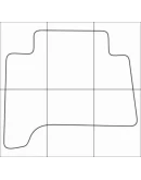 LEXUS GX 460 2009-2013 Лекала автоковриков