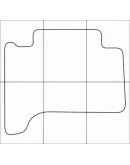 LEXUS GX 470 2003-- Лекала автоковриков LEXUS GX 470 2003-- Лекала автоковриков