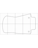 LEXUS IS - 250 2013-- Лекала автоковриков