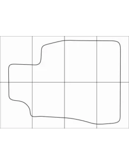 LEXUS LS 430 2000-2006 Лекала автоковриков