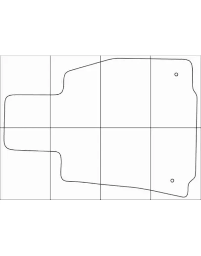 LEXUS LS 460 2006-- Лекала автоковриков