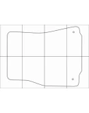 LEXUS LS 460 2006-- Лекала автоковриков