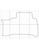 LEXUS LX 570 2007-- Лекала автоковриков