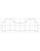 LEXUS LX 570 2007-- Лекала автоковриков