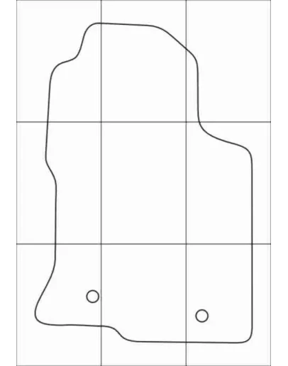 LEXUS NX 2014-- Лекала автоковриков