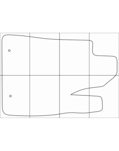 LEXUS RX 350 2009-2014 Лекала автоковриков