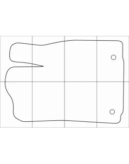 LEXUS ЕS-250 2012-- Лекала автоковриков