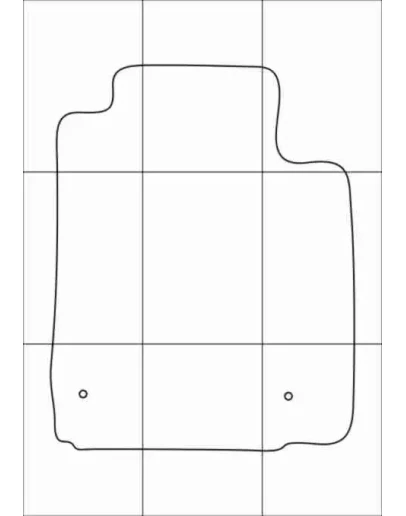 LEXUS ЕS-350 2007-- Лекала автоковриков