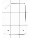 LEXUS ЕS-350 2007-- Лекала автоковриков