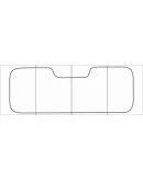 MAZDA 2 2009-- Лекала автоковриков вектор