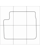 MAZDA 2 2009-- Лекала автоковриков вектор