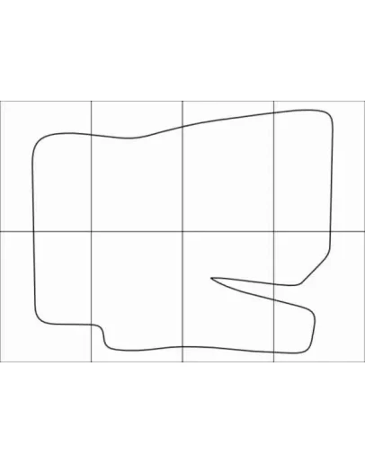 MAZDA 3 2003-2008 Лекала автоковриков вектор