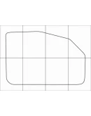 MAZDA 3 2003-2008 Лекала автоковриков вектор