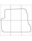 MAZDA 3 2003-2008 Лекала автоковриков вектор