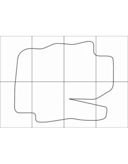 MAZDA 3 2008-2013 Лекала автоковриков вектор